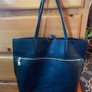 Black Urban Originals Vegan Leather Tote Bag